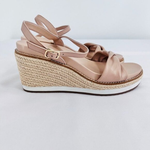 Linea Paolo Women's Verona Platform Wedge Sandal SIze 9.5 in Blush Comfort - Picture 5 of 14